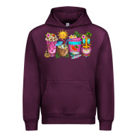 Mauve Wine aloha coffe cups Urban Hoodie - texasbilliewilder