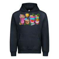 Navy aloha coffe cups Urban Hoodie - texasbilliewilder