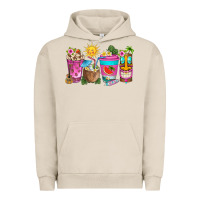 Pigment French Oak aloha coffe cups Urban Hoodie - texasbilliewilder