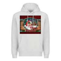 Dove Grey merry christmas santa and farm Premium Hoodie - RanaPortraitStore