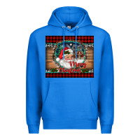 True Royal merry christmas santa and farm Premium Hoodie - RanaPortraitStore