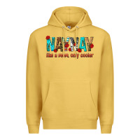 Antique Gold naynay like a mom only cooler Premium Hoodie - texasbilliewilder