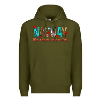Army Green naynay like a mom only cooler Premium Hoodie - texasbilliewilder