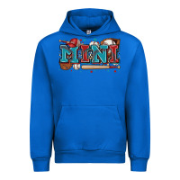Cobalt mini baseball Urban Hoodie - Zillion Design Studio