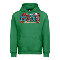 Emerald mini baseball Urban Hoodie - Zillion Design Studio