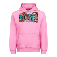 Fuchsia Pink mini baseball Urban Hoodie - Zillion Design Studio