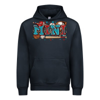 Navy mini baseball Urban Hoodie - Zillion Design Studio
