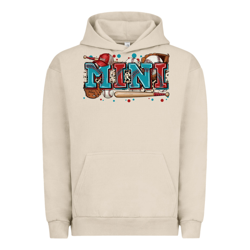 Mini Baseball Urban Hoodie by Zillion Design Studio | Teevron