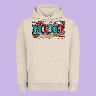 Mini Baseball Urban Hoodie Designed By Zillion Design Studio