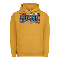 Pigment Peanut Butter mini baseball Urban Hoodie - Zillion Design Studio