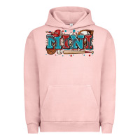 Pigment Salmon mini baseball Urban Hoodie - Zillion Design Studio