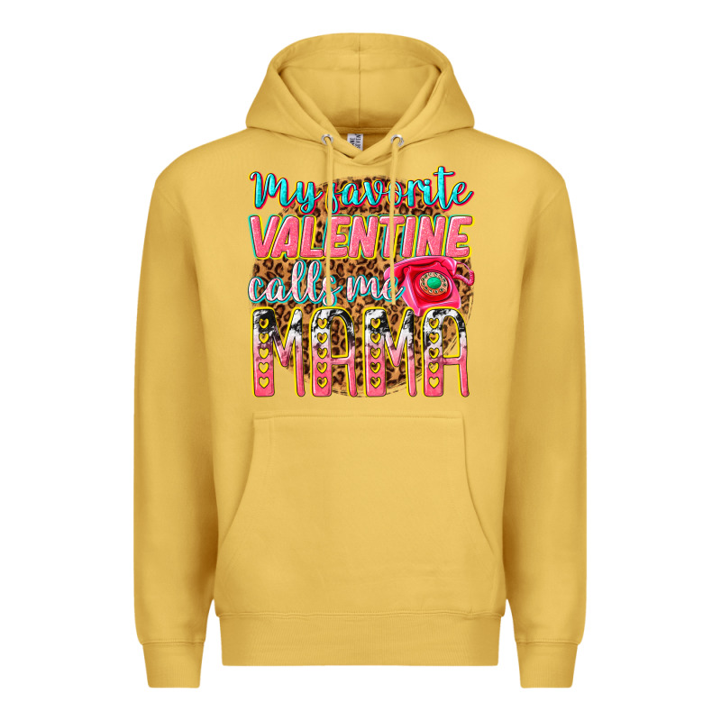 My Favorite Calls Me Mama Premium Hoodie by texasbilliewilder | Teevron
