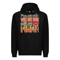 Black my favorite calls me mama Premium Hoodie - texasbilliewilder