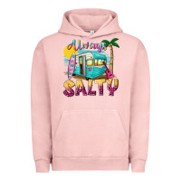 Pigment Salmon always salty with caravan Urban Hoodie - texasbilliewilder