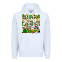 White happy st. patrick's day camper Premium Hoodie - Zillion Design Studio