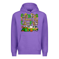 Purple happy st. patrick's day camper Premium Hoodie - Zillion Design Studio