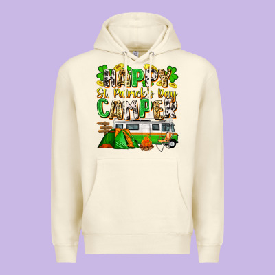 Happy St. Patrick's Day Camper Premium Hoodie Designed By Zillion Design Studio