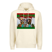 Sandshell merry christmas heifers Premium Hoodie - RanaPortraitStore