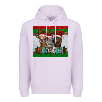 Lilac merry christmas heifers Premium Hoodie - RanaPortraitStore