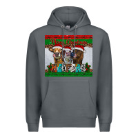 Rock merry christmas heifers Premium Hoodie - RanaPortraitStore
