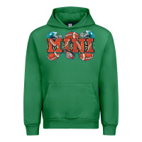 Emerald mini American football Urban Hoodie - Zillion Design Studio