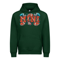 Forest Green mini American football Urban Hoodie - Zillion Design Studio
