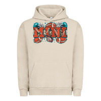 Pigment French Oak mini American football Urban Hoodie - Zillion Design Studio