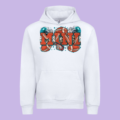 Mini American Football Urban Hoodie Designed By Zillion Design Studio