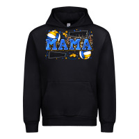 Black mama volleyball Urban Hoodie - Zillion Design Studio