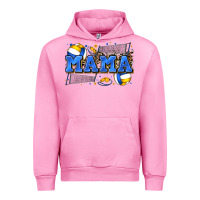 Fuchsia Pink mama volleyball Urban Hoodie - Zillion Design Studio