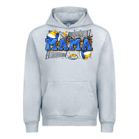 Heather Grey mama volleyball Urban Hoodie - Zillion Design Studio