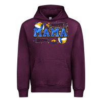 Mauve Wine mama volleyball Urban Hoodie - Zillion Design Studio