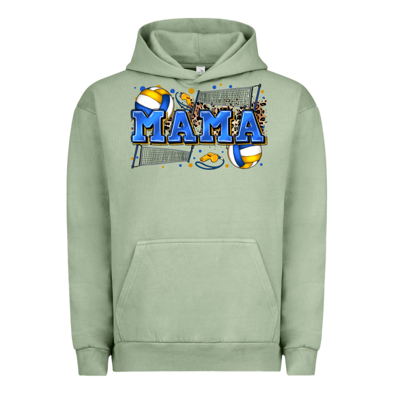 Mama Volleyball Urban Hoodie by Zillion Design Studio | Teevron
