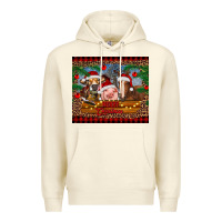 Sandshell merry christmas cow pig and horse Premium Hoodie - RanaPortraitStore