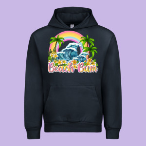 Beach Bum Urban Hoodie Designed By Texasbilliewilder