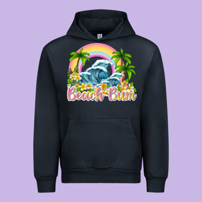 Beach Bum Urban Hoodie Designed By Texasbilliewilder