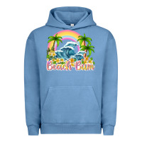 Pigment Pebble Blue beach bum Urban Hoodie - texasbilliewilder