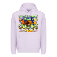 Lilac fires friends drinks camping crew Premium Hoodie - Zillion Design Studio