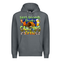 Rock fires friends drinks camping crew Premium Hoodie - Zillion Design Studio