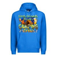 True Royal fires friends drinks camping crew Premium Hoodie - Zillion Design Studio