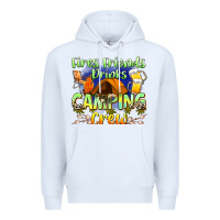 White fires friends drinks camping crew Premium Hoodie - Zillion Design Studio