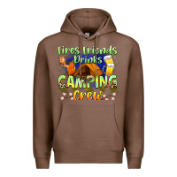 Chestnut fires friends drinks camping crew Premium Hoodie - Zillion Design Studio