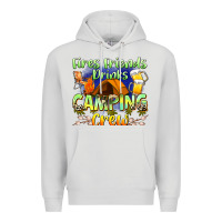 Dove Grey fires friends drinks camping crew Premium Hoodie - Zillion Design Studio