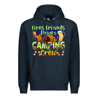 Navy fires friends drinks camping crew Premium Hoodie - Zillion Design Studio