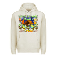 Oatmeal Heather fires friends drinks camping crew Premium Hoodie - Zillion Design Studio
