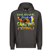 Smoke fires friends drinks camping crew Premium Hoodie - Zillion Design Studio