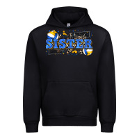 Black sister volleyball Urban Hoodie - Zillion Design Studio