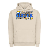 Pigment French Oak sister volleyball Urban Hoodie - Zillion Design Studio