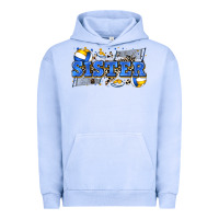 Pigment Grape Ice sister volleyball Urban Hoodie - Zillion Design Studio