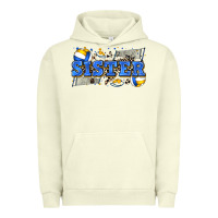 Pigment Pistachio sister volleyball Urban Hoodie - Zillion Design Studio